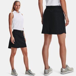 UA Women's Links Woven Black Golf Skort Size 10
